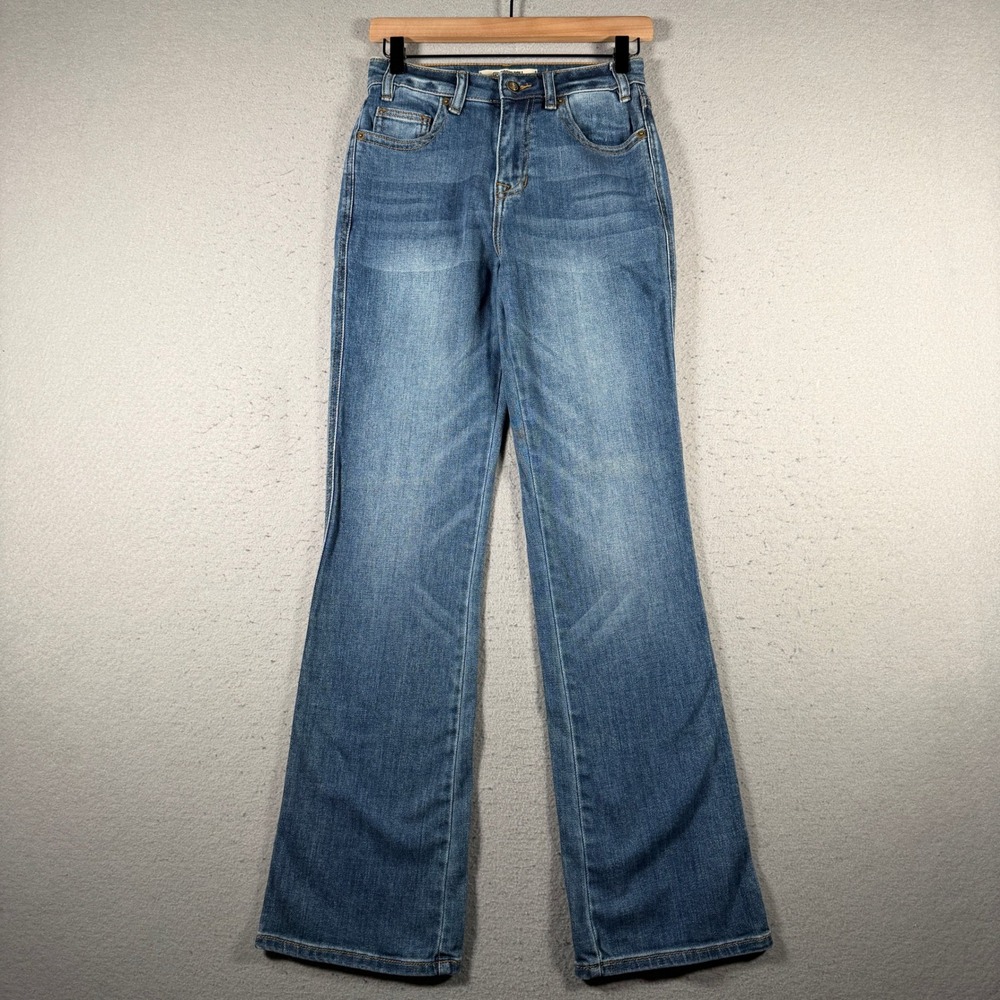 Rock & Roll Denim Womens High Rise Bootcut Jeans Medium Wash W26 L32 Stretch